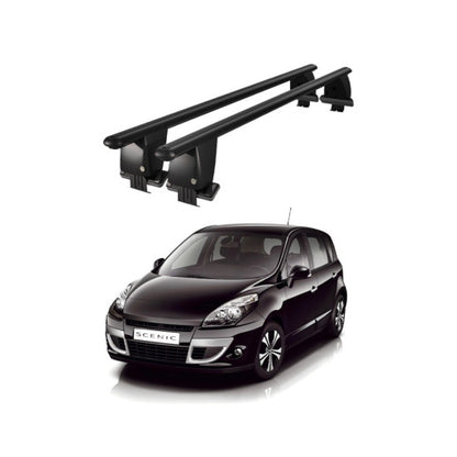 Bare transversale portbagaj Renault Scenic 2009-2013 idealSTORE, aluminiu, plafon neted, negru