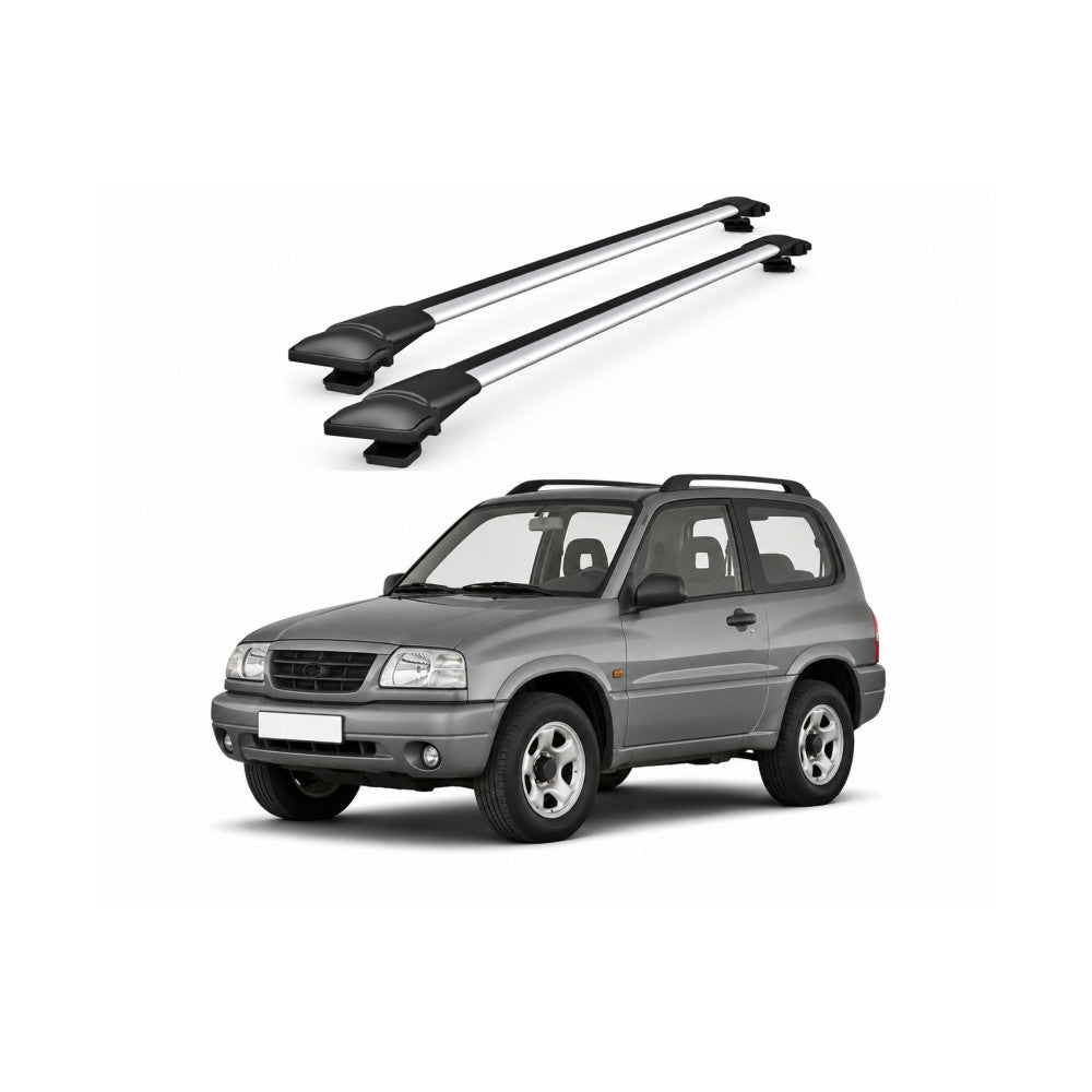 Bare transversale portbagaj Suzuki Grand Vitara FT/GT 1998-2004 idealSTORE, 84 cm, aluminiu, T-slot, 75 kg
