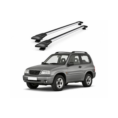 Bare transversale portbagaj Suzuki Grand Vitara FT/GT 1998-2004 idealSTORE, 84 cm, aluminiu, T-slot, 75 kg