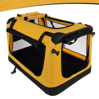 Geanta pliabila pentru transport animale idealSTORE, Dimensiune 60x42x44 cm