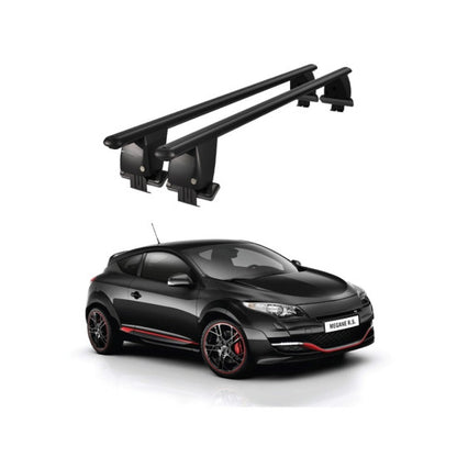 Bare transversale portbagaj Renault Megane III Sportourer Combi 2009-2016 idealSTORE, aluminiu, plafon neted, negre
