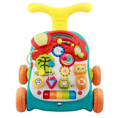 Premergator Interactiv 2in 1, Poate fi transformat rapid intr-o masa educationala, Diversitate de activitati in limba engleza,Multicolor