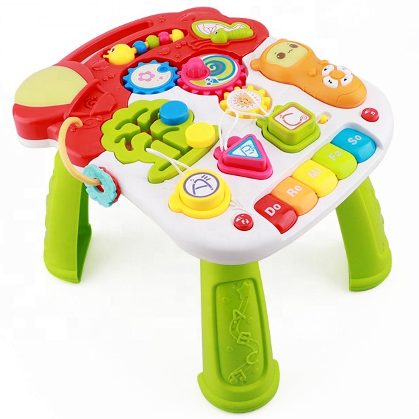 Premergator Interactiv 2in 1, Poate fi transformat rapid intr-o masa educationala, Diversitate de activitati in limba engleza,Multicolor