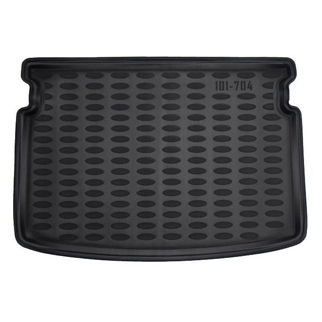 Covor Porbagaj Tip Tavita idealSTORE, Compatibil Volkswagen Golf VIII Hatchback 2020, Material TPE Flexibil, Margine Inalta