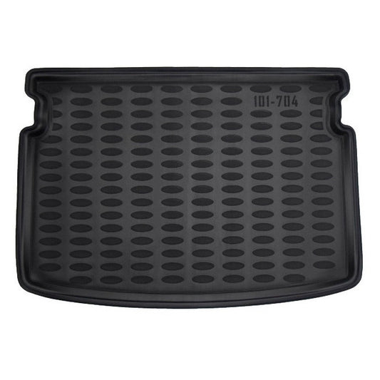 Covor Porbagaj Tip Tavita idealSTORE, Compatibil Volkswagen Golf VIII Hatchback 2020, Material TPE Flexibil, Margine Inalta