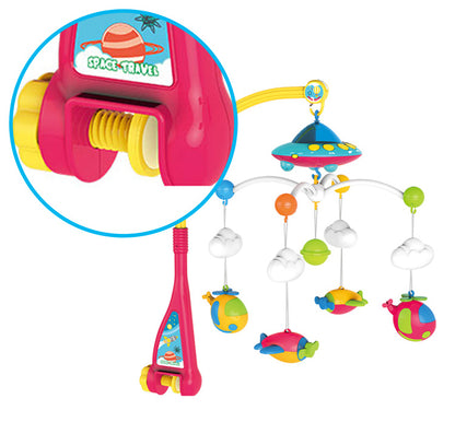 Carusel Patut Bebelusi cu Proiector, Lumini si Sunete