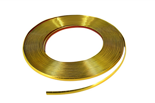 Rola ornament IdealStore, AURIU cu adeziv 12mm x 15m