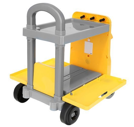 Carucior de scule pentru copii OM Market, 38 piese, Plastic, Multicolor, 3 ani+