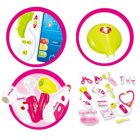 Carucior doctor, Woopie, 17 piese, 3 ani, Multicolor