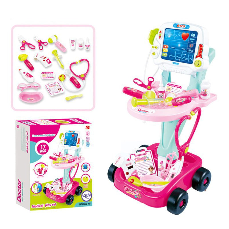 Carucior doctor, Woopie, 17 piese, 3 ani, Multicolor