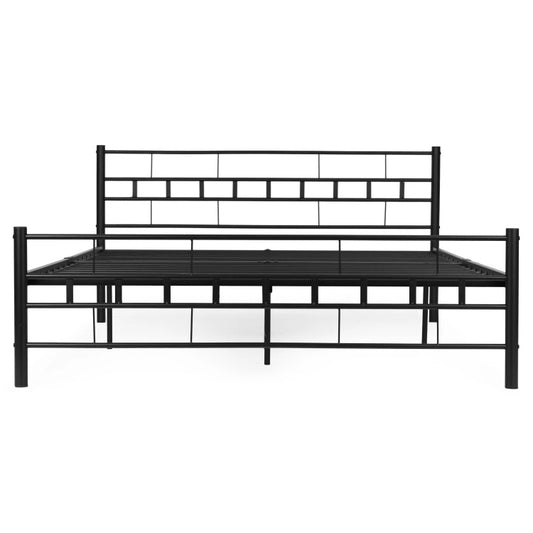 Pat metalic LuxuryBed idealSTORE, Dimensiune 140x200, Fabricat din metal de inalta calitate, Sustine 200kg