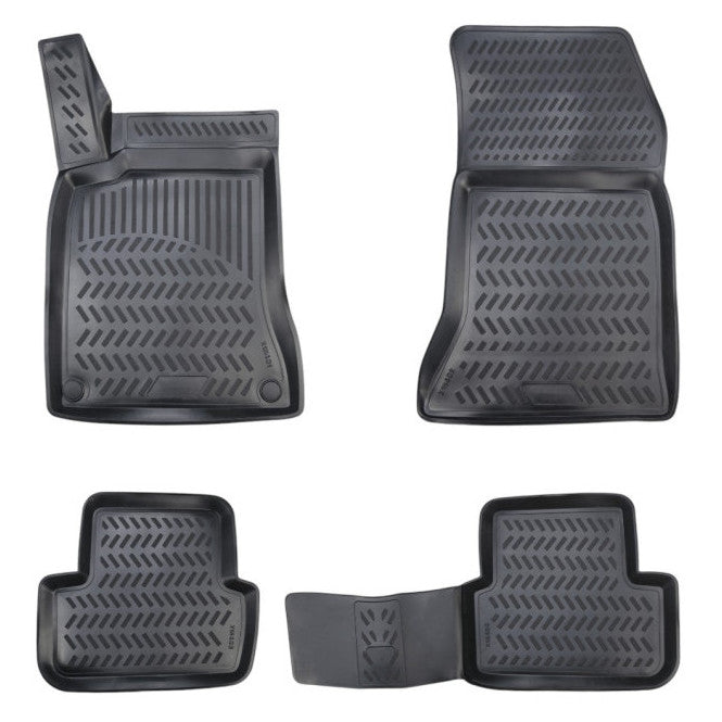 Set Covorase Auto Tip Tavita idealSTORE, Compatibile Mercedes CLA 2014-2020, Material TPE Cauciucat, Margini Inalte