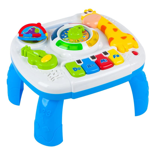 Masuta cu pian si animale colorate, Lioness, 38 x 8 x 27 cm