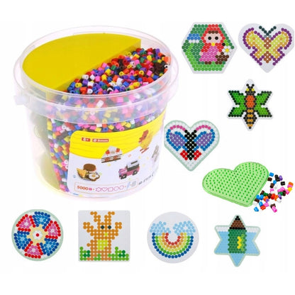 Set 5000 margele de calcat, 6+ ani, Multicolor