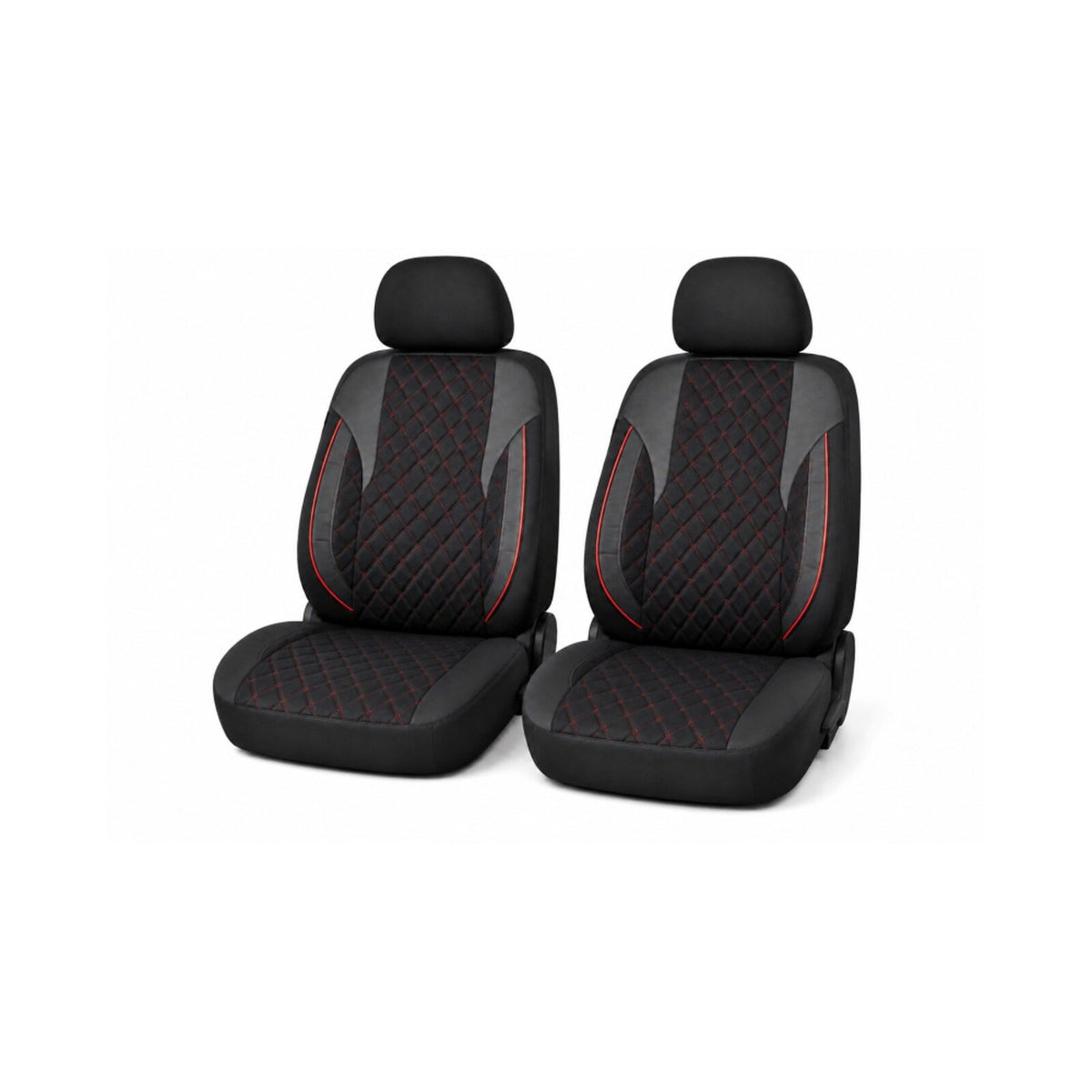 Set Huse Scaune Auto Universale idealSTORE, Fata si Spate, Bancheta Fractionata cu 3 Fermoare, 5 Huse Pentru Tetiere