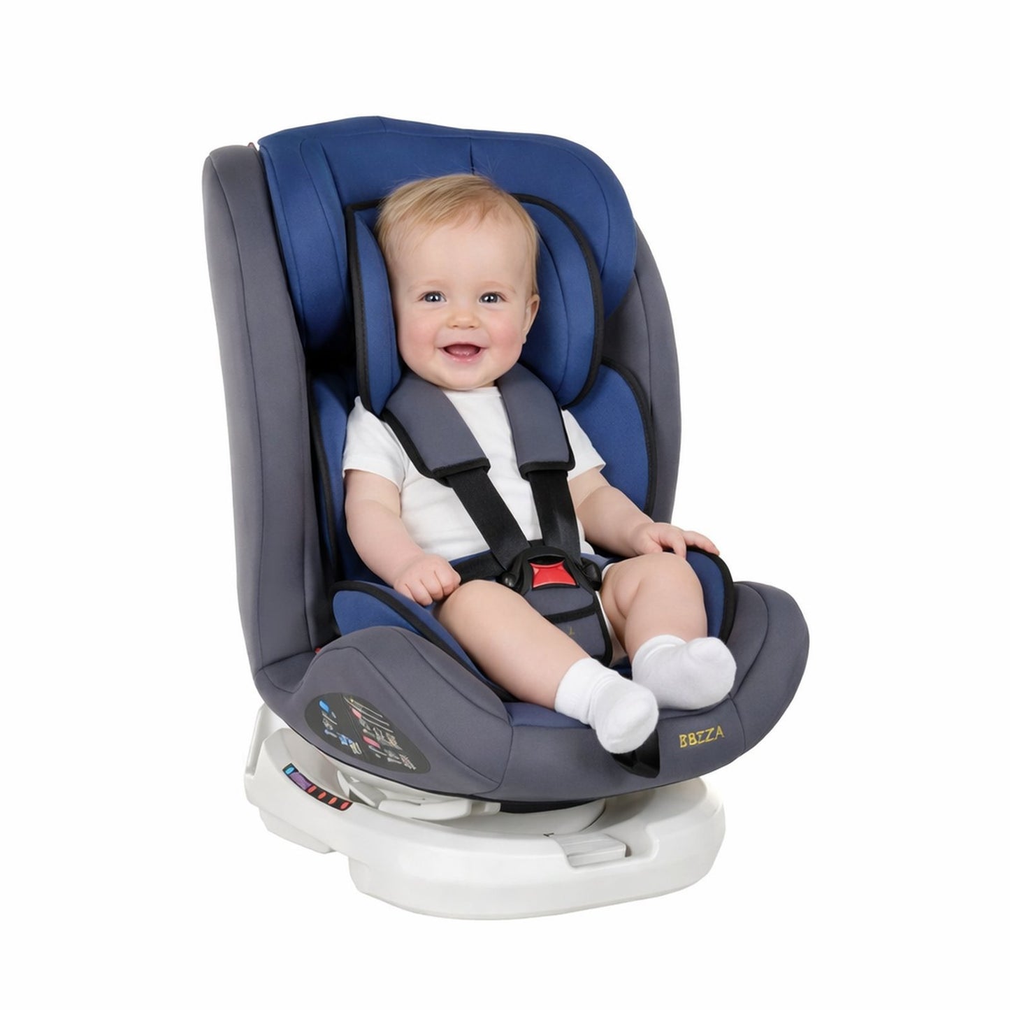 Scaun Auto Profesional,Baby Jolie IBIZA idealSTORE Collection, 3 grupe de greutate 0-36 Kg,Rotire 360 Grade,Albastru Inchis