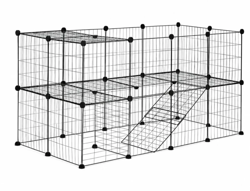 Cusca modulara pentru rozatoare idealSTORE, Formata din 35 de panori individuale metalice de dimensiune 35 x 35 cm
