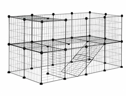 Cusca modulara pentru rozatoare idealSTORE, Formata din 35 de panori individuale metalice de dimensiune 35 x 35 cm