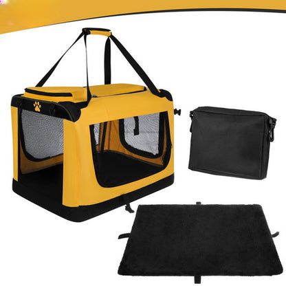 Geanta pliabila pentru transport animale idealSTORE, Dimensiune 60x42x44 cm