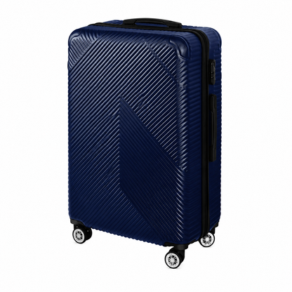 Set 3 Trolere-Valize de Calatorie idealSTORE, Mari, Medii, Mici, cu Roti Pivotante, Manere Reglabile Telescopice, Inchidere cu Cifru
