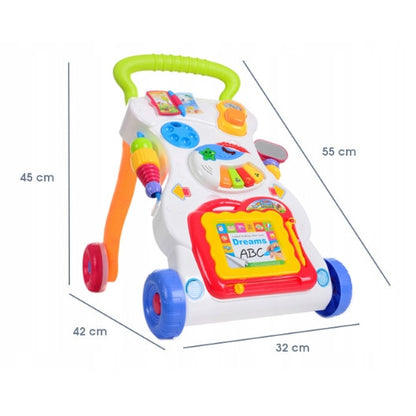 Jucarie interactiva si antepremergator, 6 luni, 42x45x32 cm, Multicolor