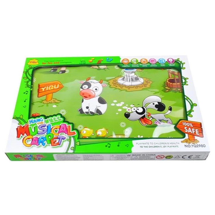 Saltea muzicala, educativa - ferma fericita, 60x40 cm