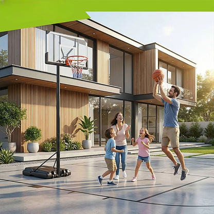 Cos de baschet SuperBoom idealSTORE, Structura solida din otel, Dimensiune reglabila 135-305cm