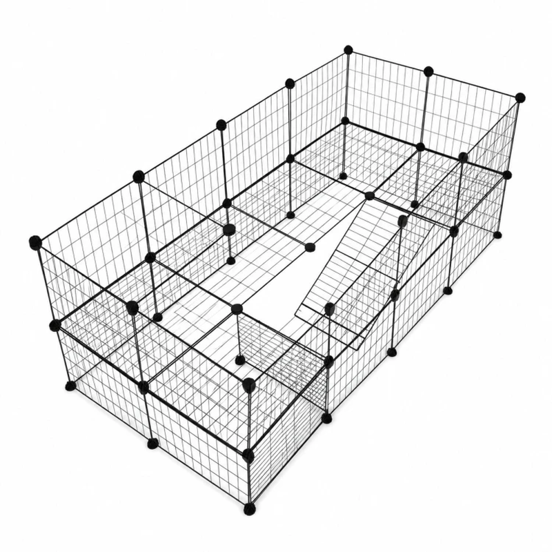 Cusca modulara pentru rozatoare idealSTORE, Formata din 35 de panori individuale metalice de dimensiune 35 x 35 cm