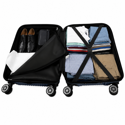 Set 3 Trolere-Valize de Calatorie idealSTORE, Mari, Medii, Mici, cu Roti Pivotante, Manere Reglabile Telescopice, Inchidere cu Cifru