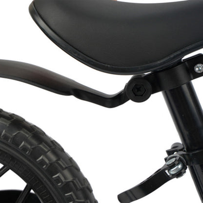 Bicicleta de echilibru fara pedale IdealStore cu roti EVA si cadru din magneziu negru
