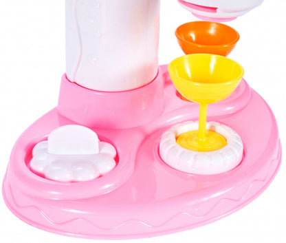 Set de creatie MalPlay, Masina de inghetata si prajituri cu 6 tuburi de plastelina non-toxic