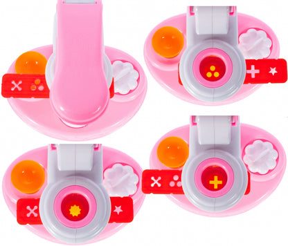 Set de creatie MalPlay, Masina de inghetata si prajituri cu 6 tuburi de plastelina non-toxic