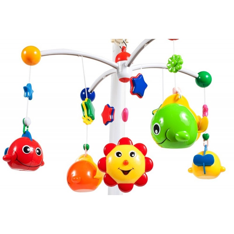 Carusel si Proiector 2in1 Malplay, cu lumini si sunete si 4 figurine de plastic