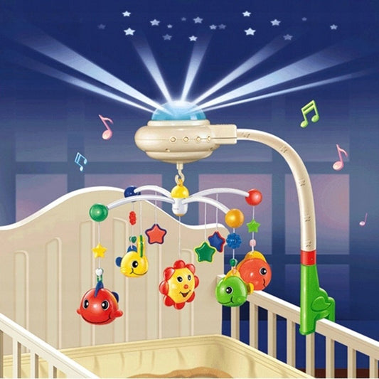 Carusel si Proiector 2in1 Malplay, cu lumini si sunete si 4 figurine de plastic