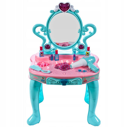 Masuta de infrumusetare MalPlay cu oglinda melodii, lumini si accesorii, 72 cm