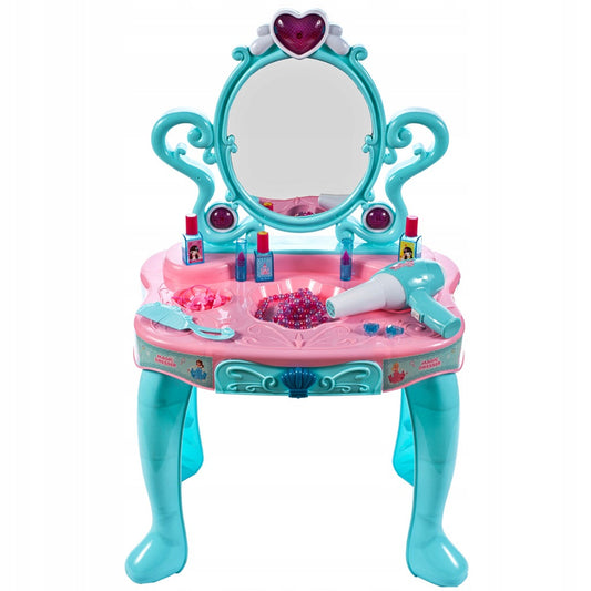 Masuta de infrumusetare MalPlay cu oglinda melodii, lumini si accesorii, 72 cm