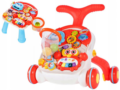 Antepremergator interactiv 5 in 1 Crab Rosu