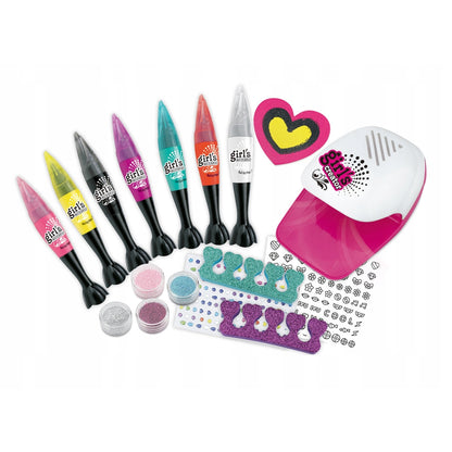 Kit de vopsit unghii pentru copii, 6 ani+, Multicolor