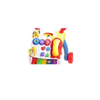 Antepremergator Malplay, cu centru de activitati detasabil, sunete si lumini, multicolor, 12 luni