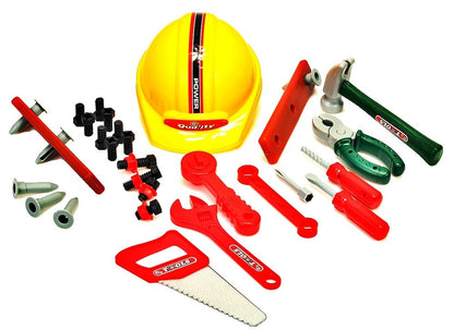 Banc de lucru MalPlay pentru copii cu unelte si accesorii, 71 cm inaltime