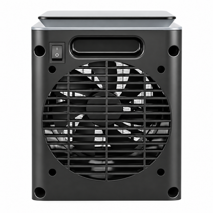 Radiator electric Mini HotFire idealSTORE, Putere 1500w, Detine 2 trepte de putere, Termostat reglabil intre 10°C-40°C