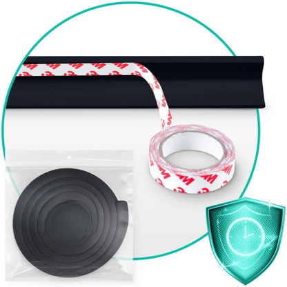 Banda Protectie Colturi si Margini Mobila pentru Copii idealSTORE 6m Negru