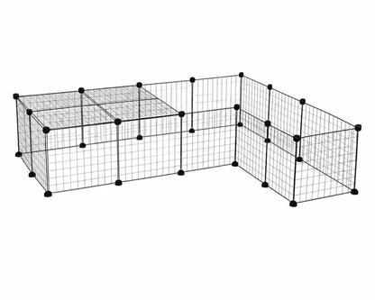 Cusca modulara pentru rozatoare idealSTORE, Formata din 35 de panori individuale metalice de dimensiune 35 x 35 cm