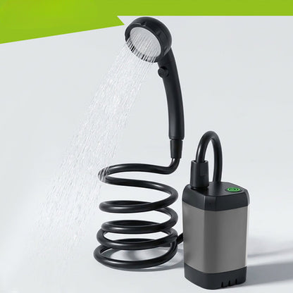 Dus portabil electric de calatorie idealSTORE, Baterie incorporata, Incarcare prin USB, Autonomie 6000mAh