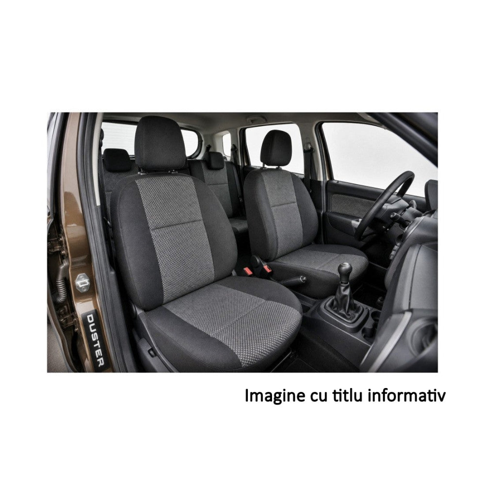 Huse Scaune Auto idealSTORE compatibile Dacia Duster I Facelift 2013-2017 Spatar Bancheta fractionat, Material Premium, Textil