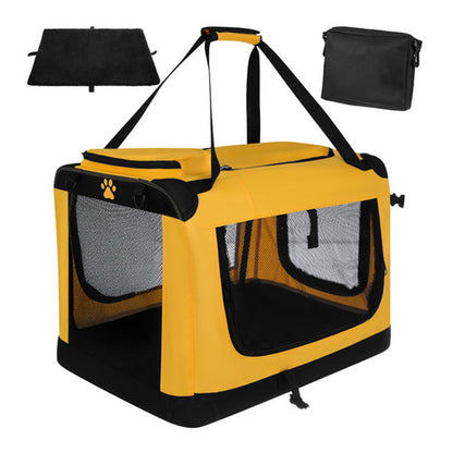 Geanta pliabila pentru transport animale idealSTORE, Dimensiune 60x42x44 cm