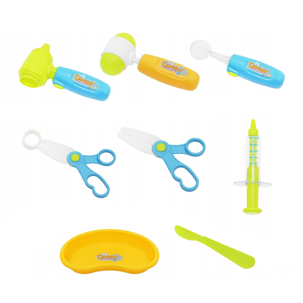 Set stand mobil pentru medic, aparat EKG si 18 accesorii, inaltime 60 cm