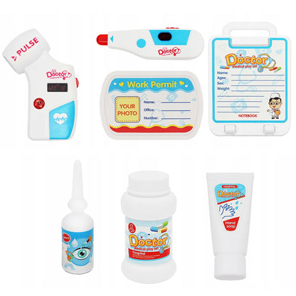 Set stand mobil pentru medic, aparat EKG si 18 accesorii, inaltime 60 cm