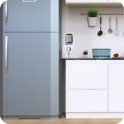 Priza cu Contor Afisaj Digital de Energie wattmetru Tracer TRAPOM46523, 0.01 ~ 16A, 200 ~ 240V, 7 moduri