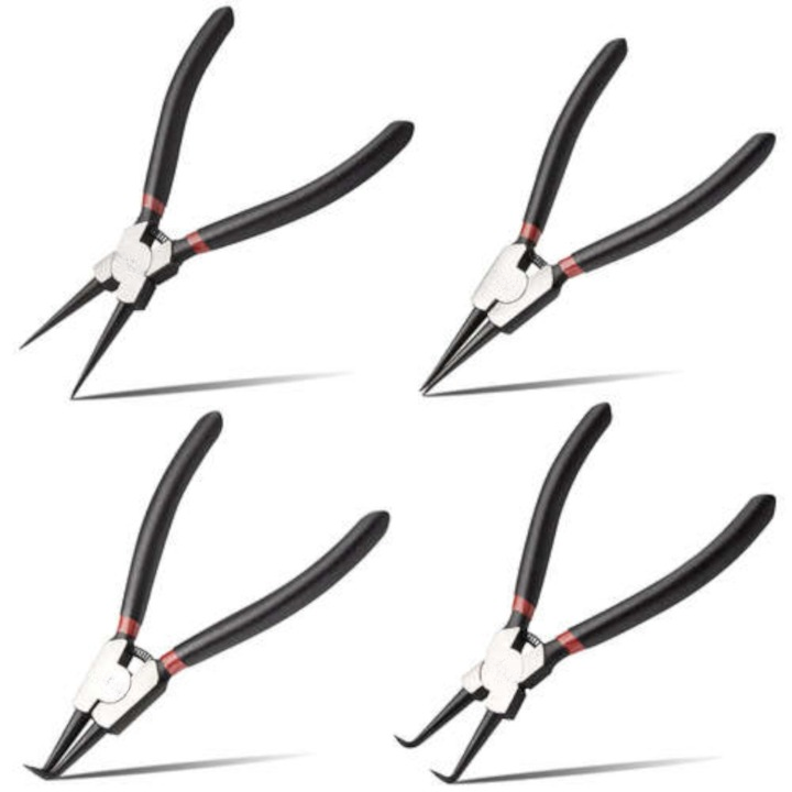 Set 4 clesti sigurante circlip interior exterior auto si mecanica